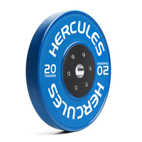 Диск тяжелоатлетический тренировочный «Hercules» 20 кг. синий 