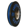 Диск тяжелоатлетический тренировочный «Hercules» 20 кг. черно-синий   - фото 2