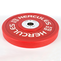 Диск полиуретановый бамперный PU«Hercules» 25 кг., красный 