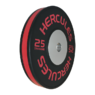 Диск тяжелоатлетический тренировочный «Hercules» 25 кг. черно-красный   - фото 2