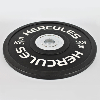 Диск полиуретановый бамперный PU«Hercules» 5 кг., чёрный  - фото 1