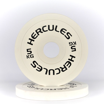 Диск тренировочный «Hercules» 5 кг. белый  - фото 1