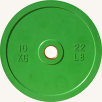 Диск JOHNS d51мм, цветной обрезиненный, 10кг (71025-10)