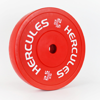 Диск технический тренировочный "HERCULES" 2,5 кг., красный 