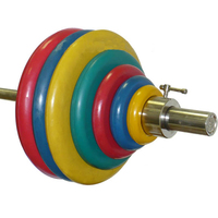 Штанга тренировочная 178,5 кг (МВ) цветная 